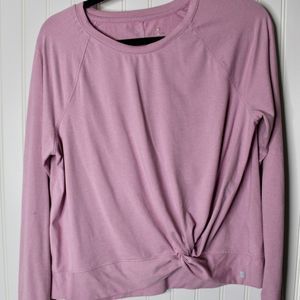 Lilac Cross Front Yoga/Athletic Top